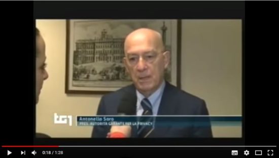 Caso Facebook-Cambridge Analytica. Intervista al Garante Privacy Antonello Soro al TG1