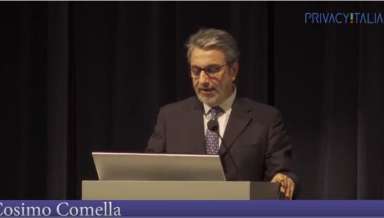 Il Garante incontra i Responsabili della Protezione dei Dati – Intervento di Cosimo Comella